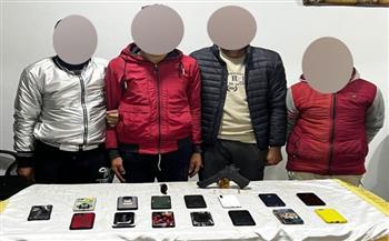 سقوط عصابة سرقة الهواتف المحمولة بالجيزة