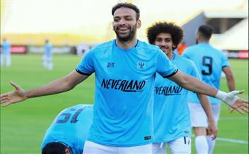  المصري يحقق فوزه الأول في الدوري على فاركو بهدف "ميدو جابر"