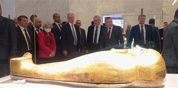   أمين مجلس الأمن لروسيا الاتحادية يزور المتحف القومي للحضارة المصرية