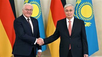   ​رئيس كازاخستان يبحث مع نظيره الألماني تعزيز التعاون في الطاقة والنقل