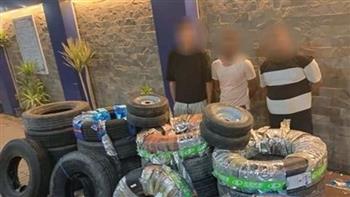   حبس المتهمين بسرقة مخزن إطارات سيارات في شبرا الخيمة