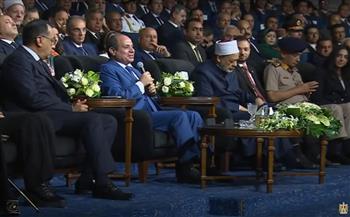   الرئيس السيسي: مشروع قناة السويس الجديدة استهدف تجميع المصريين على قلب رجل واحد