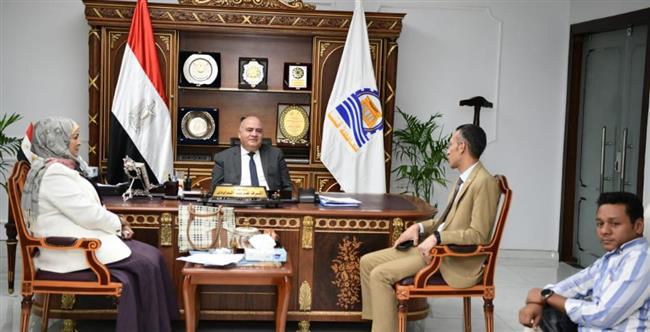 "الداودي" يستقبل مدير مرفق الإسعاف الجديد بقنا 