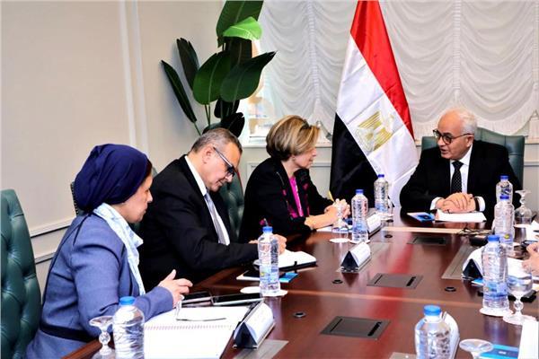 وزير التعليم يستقبل وفد البنك الدولي لبحث أوجه التعاون المشترك لتطوير التعليم قبل الجامعي