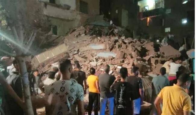 انهيار عقار بحدائق القبة.. مصرع وإصابة 6 أشخاص
