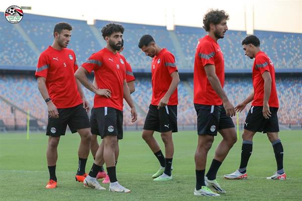منتخب مصر يواصل تدريباته استعدادا لمباراتي اثيوبيا وتونس