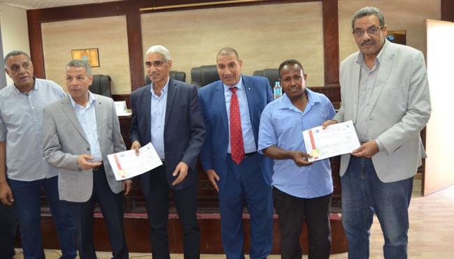 دورة تدريبية بفرع جامعة جنوب الوادي بالغردقه لتنمية مهارات الامن الجامعى