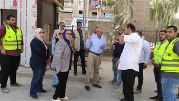 محافظ الجيزة يتابع مراحل العمل بمشروعات تطوير المريوطية
