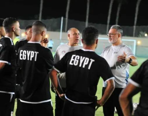 المنتخب الأولمبي يختتم تدريباته تستعدادا لودية روسيا
