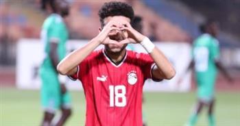مصطفى فتحى يُسجل هدف منتخب مصر الأول فى مرمى أثيوبيا
