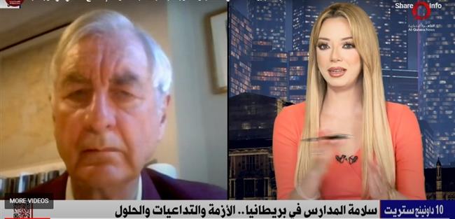 صحفى بريطانى يكشف لـ چومانة هاشم عن أزمة المبانى المتضررة: ليست لدينا الأموال لإصلاحها