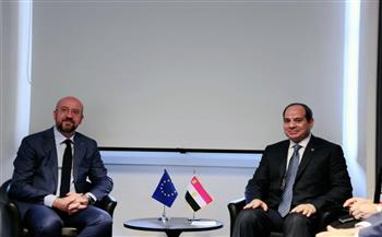   الرئيس السيسي يلتقي رئيس المجلس الأوروبي على هامش قمة مجموعة العشرين