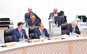 السيسي خلال قمة العشرين يؤكد ضرورة صياغة ترتيبات مستقبلية لتحقيق الأهداف المشتركة