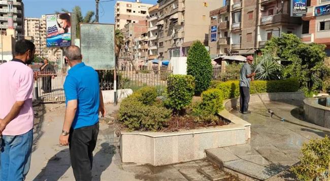 استمرار حملات النظافة والتشجير بالبحيرة برفع 2800 طن قمامة