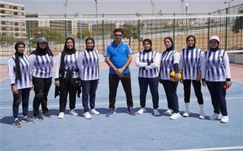 طائرة جامعة سوهاج طالبات تفوز على جامعة أسيوط بثلاثية نظيفة