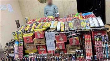  سقوط عاطل يتاجر في الألعاب النارية بالإسكندرية