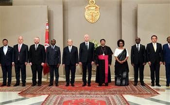   الرئيس التونسي يتسلم أوراق اعتماد عدد من السفراء الأجانب الجدد