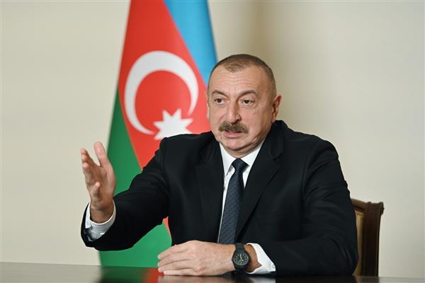 رئيس أذربيجان : لا نريد حربا جديدة مع أرمينيا والظروف مهيأة لتوقيع اتفاق سلام
