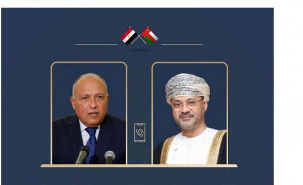 شكري يبحث مع نظيره العماني هاتفيا الوضع المأساوي لـ سكان غزة