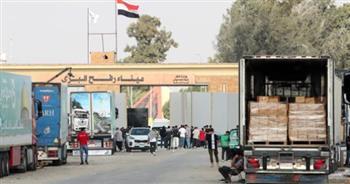 عبور 275 من الجرحى وحملة الجوازات الأجنبية و 169 شاحنة مساعدات لغزة