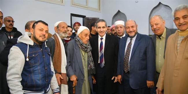 محافظ الغربية يفتتح مسجد ببسيون 