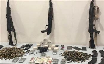   ضبط أسلحة نارية ومخدرات بحوزة 4 متهمين بدمياط