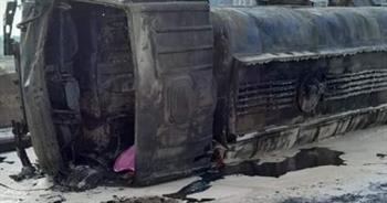مصرع شخصين في حادث تفحم سيارة بالدقهلية