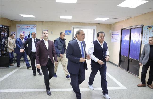 وزير الصحة يتفقد مستشفى كفر الشيخ العام ويوجه بتكثيف العمل بالعيادات المسائية