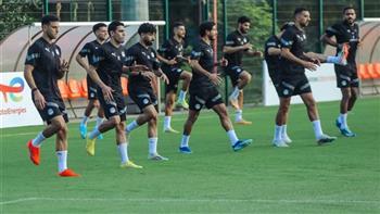 منتخب مصر يواصل تدريباته استعدادا لمواجهة موزمبيق بكأس الأمم الإفريقية