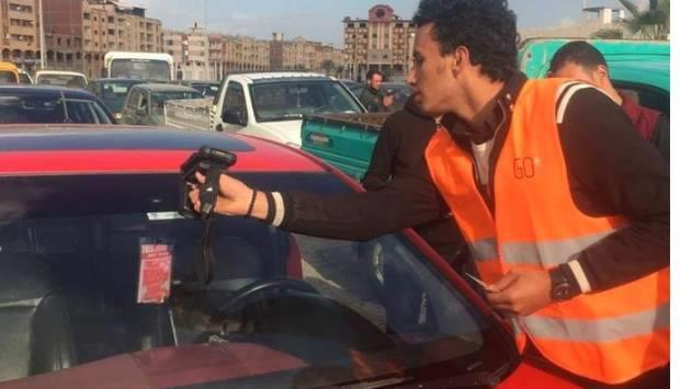 تحرير 1294 مخالفة عدم تركيب الملصق الإلكتروني خلال 24 ساعة