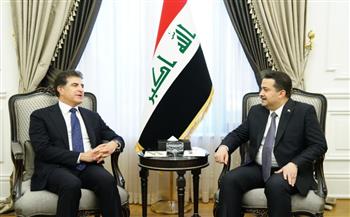   رئيس الوزراء العراقي يبحث مع رئيس إقليم كردستان حل الملفات والقضايا وفق الدستور