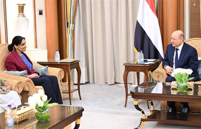"العليمي" يبحث مع سفيرة المملكة المتحدة جهود إطلاق عملية سياسية شاملة