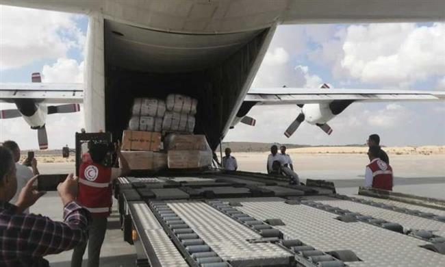 مطار العريش يستقبل طائرة تركية على متنها 46 طنا من المساعدات لـ غزة