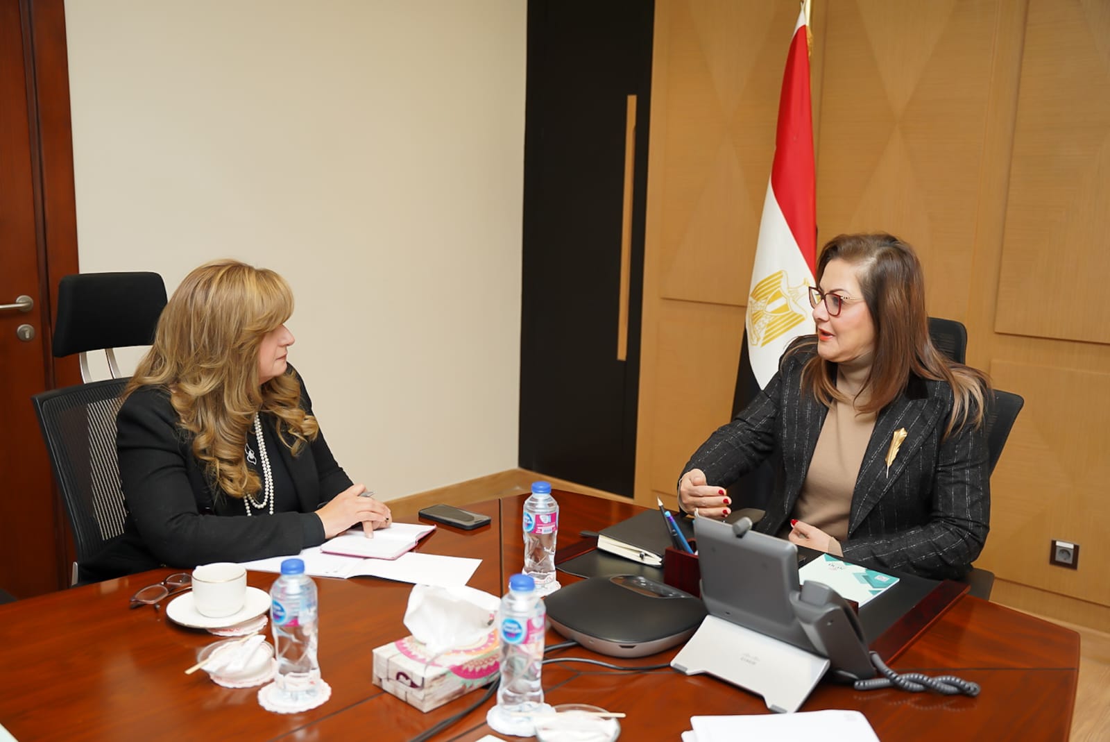 وزيرة التخطيط تتابع خطة عمل "مصر لإدارة الأصول العقارية"