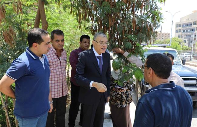 محافظ المنيا يوجه يوجه برفع كفاءة شبكة الطرق والبنية التحتية