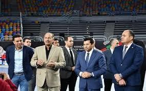 وزير الرياضة يطمئن علي استعدادات حفل افتتاح بطولة أمم أفريقيا لليد