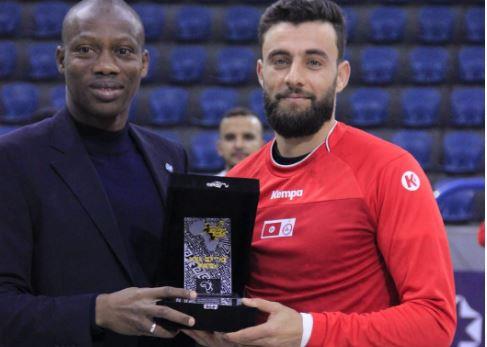 عصام رزيق أفضل لاعب في مباراة تونس و كينيا بـ أمم أفريقيا لليد 