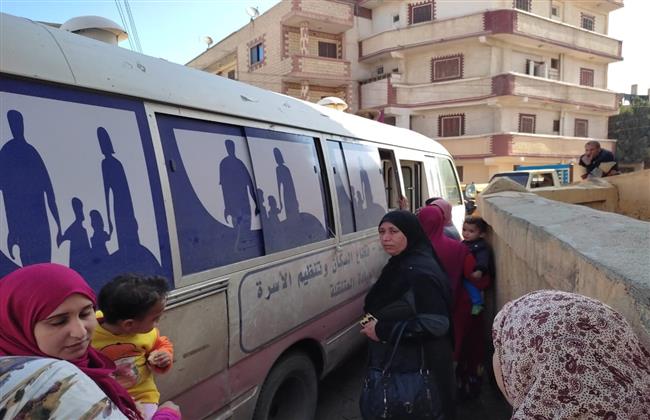 البحيرة .. قافلة سكانية متكاملة بقرية مستناد بمركز شبراخيت