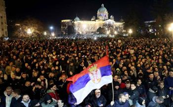   تجدد التظاهرات المطالبة بإلغاء انتخابات العام الماضي في صربيا