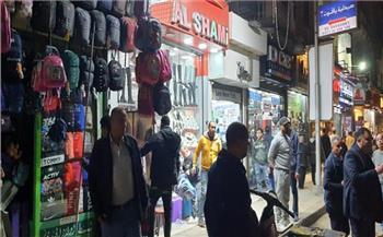 إزالة الإشغالات بأحياء شبرا والساحل وروض الفرج واستمرار الحملات الدورية لإعادة الانضباط للشوارع