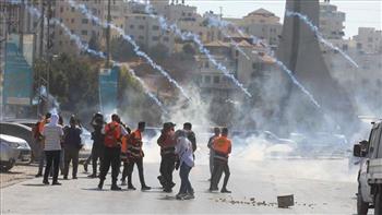   إصابة 8 فلسطينيين بالرصاص المطاطي خلال مواجهات مع الاحتلال الإسرائيلي