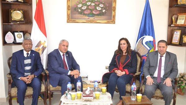 بالصور ..نائب محافظ البحيرة تستقبل وفد منظمة الأغذية والزراعة للأمم المتحدة " الفاو "
