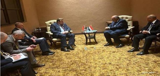 وزير الخارجية يبحث مع نظيره البيلاروسي سبل تعميق التعاون بين البلدين