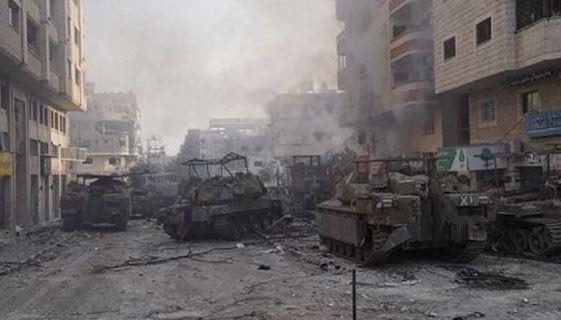 فصائل فلسطينية: دمرنا 3 دبابات إسرائيلية من طراز ميركافا في قطاع غزة