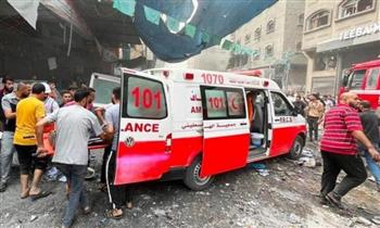   إصابات جراء استهداف الاحتلال الإسرائيلي نازحين أمام مدخل مستشفى الأمل في خان يونس