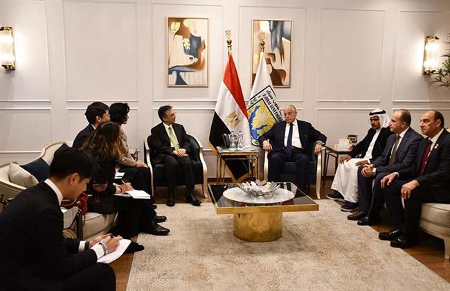 محافظ جنوب سيناء يبحث مع السفير الياباني بمصر سبل التعاون المشترك