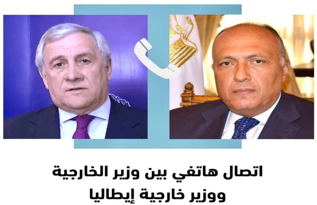 سامح شكري لوزير الخارجية الإيطالي: مجموعة السبع عليها مسئولية الأخلاقية تجاه غزة