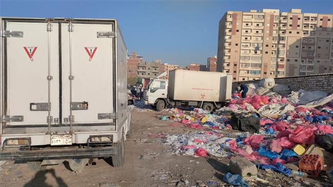 البحيرة .. ضبط كمية كبيرة من "مخلفات طبية" خطرة بـ دمنهور