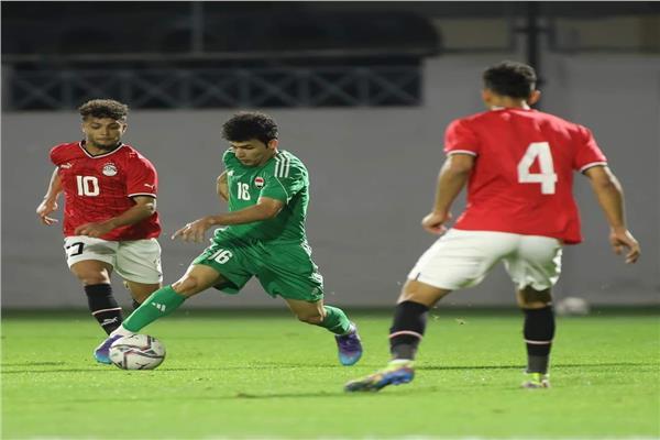 منتخب مصر الأولمبي يخسر أمام العراق في دورة دبي الودية