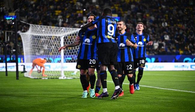 إنتر ميلان فى نهائي كأس السوبر بعد عبور لاتسيو بثلاثية
